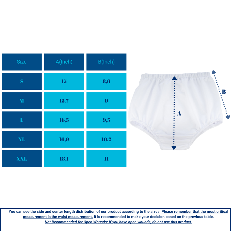 Bk Premium Care Unisex Washable Leak-Proof Adult Diaper – Protective, Discreet, Comfortable & Durable Incontinence Briefs