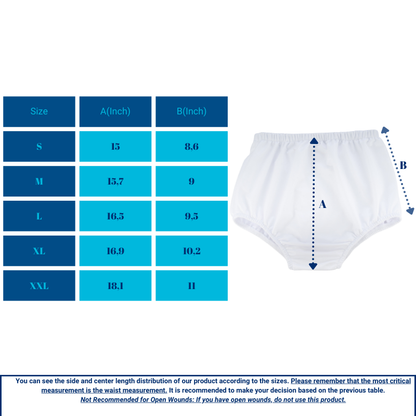 Bk Premium Care Unisex Washable Leak-Proof Adult Diaper – Protective, Discreet, Comfortable & Durable Incontinence Briefs