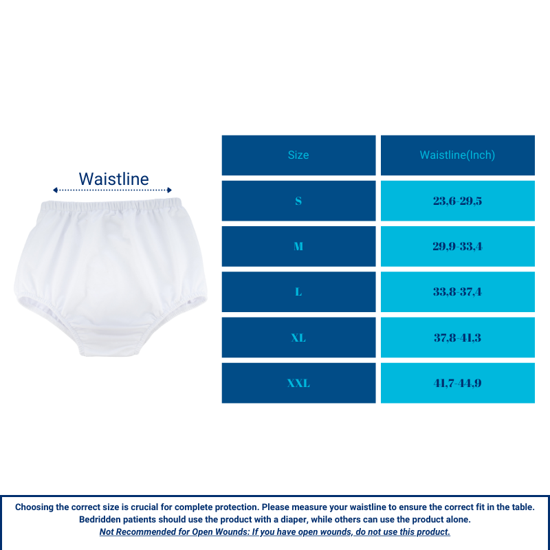 Bk Premium Care Unisex Washable Leak-Proof Adult Diaper – Protective, Discreet, Comfortable & Durable Incontinence Briefs