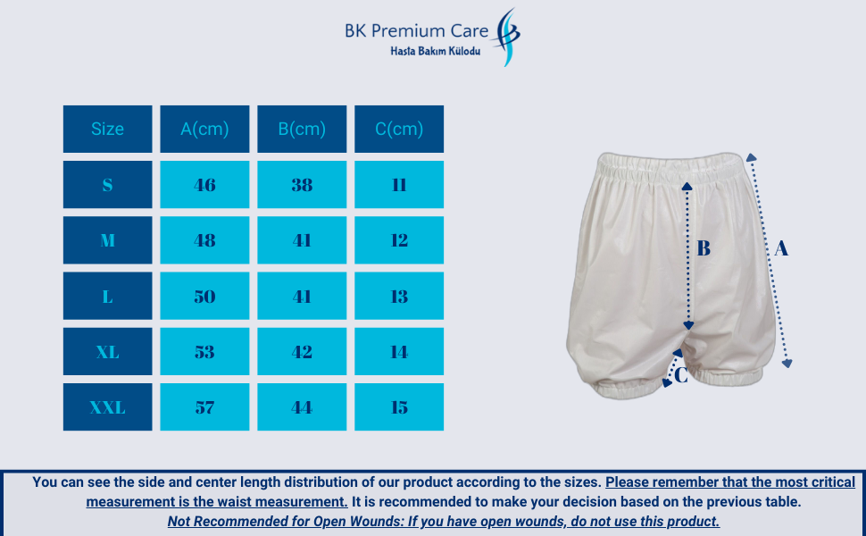 Bk Premium Care Unisex Washable Adult Diaper – Reusable, Leak-Resistant Underwear, Soft, Reliable, and Comfortable Incontinence Briefs